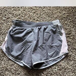 Nike Women's Athletic Shorts in Gray and Pink